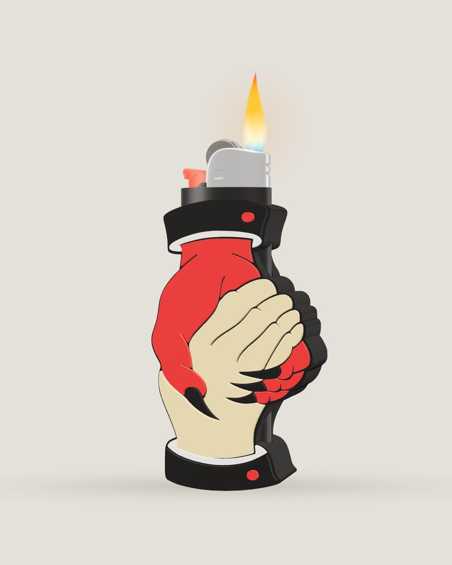 Deal with the Devil lighter case